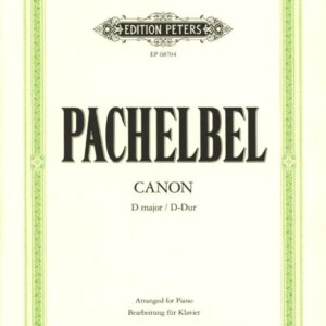 Canon in D (Arranged for Piano): Sheet (Edition Peters)